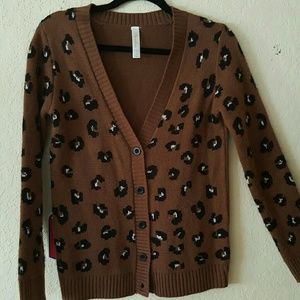 Leopard cardigan/sweater