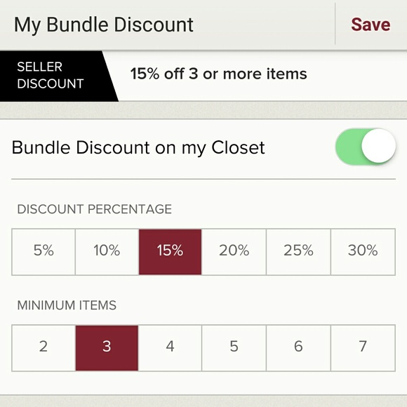 Other - My bundle discount