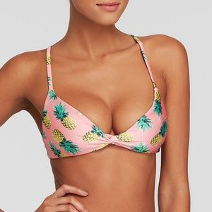 NEW Wildfox Couture Pineapple Swim/Bikini Top