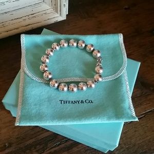 Authentic Tiffany Sterling Silver Bead Bracelet