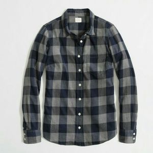 J Crew Factory Classic Flannel Shirt