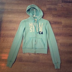 Hollister Blue ZipUp Hoodie