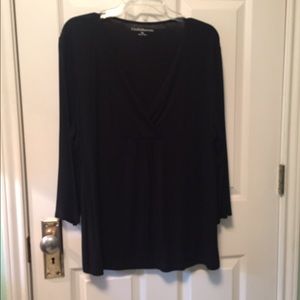 Very Soft XL V neck Black Shirt
