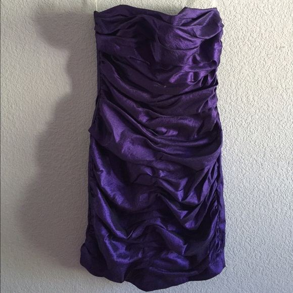 Purple Homecoming/ Prom Dress - Picture 2 of 5