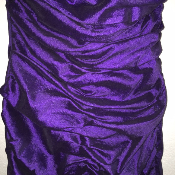 Purple Homecoming/ Prom Dress - Picture 3 of 5