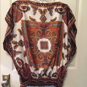 Boutique Style Shirt with Elastic Waist