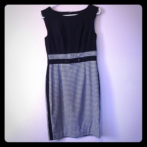 Chic black and white dress