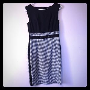 Chic black and white dress