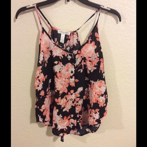 Floral loose tank