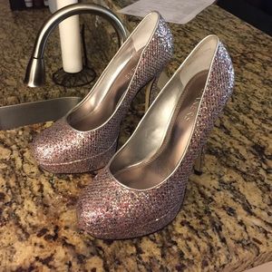 Closed toe high heels