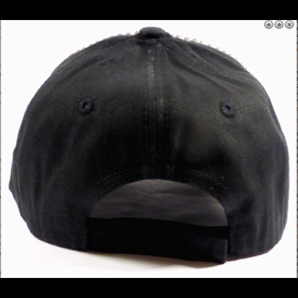 Sold🎈🎉Bling Distressed Rhinestone Baseball cap - Picture 3 of 3