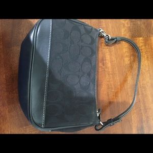 Coach mini black bag