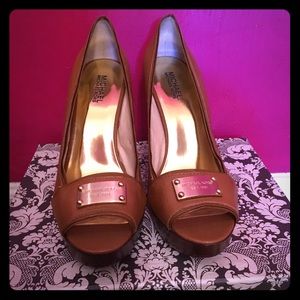 Michael Kors Peep Toe Platform Pump