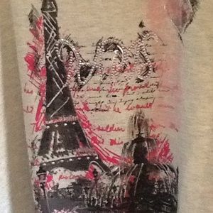 Plus NWOT  BELLE du Jeur Off Shoulder Sweatshirt