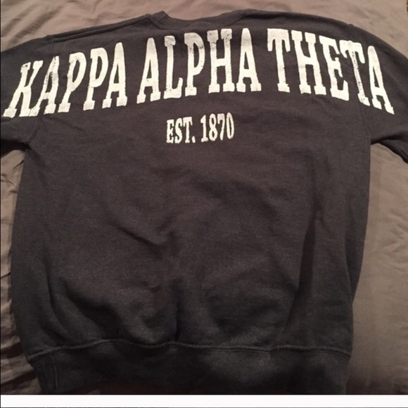 Two KAΘ sweatshirts