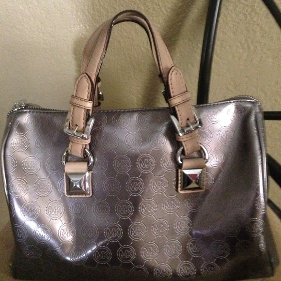 Michael kors metallic bag
