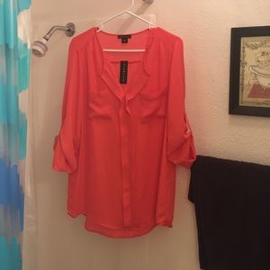 Metaphor long sleeved blouse