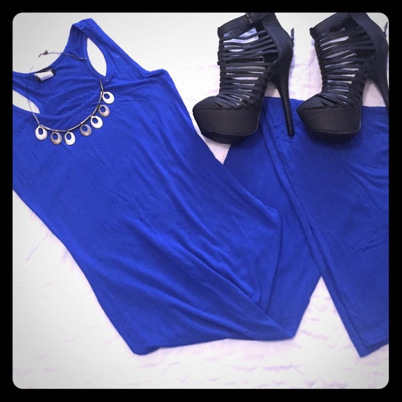 Alloy colbalt blue maxi dress