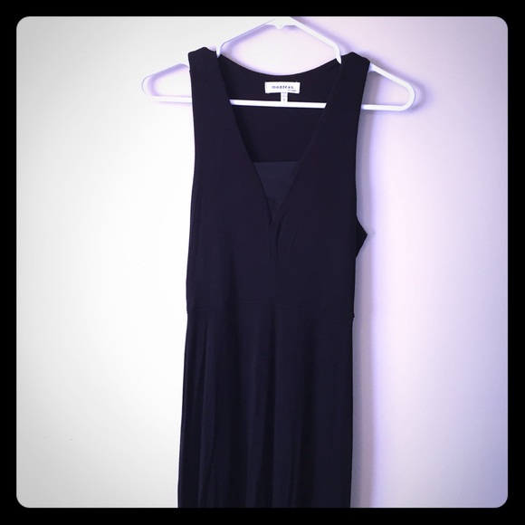 Long black maxi dress