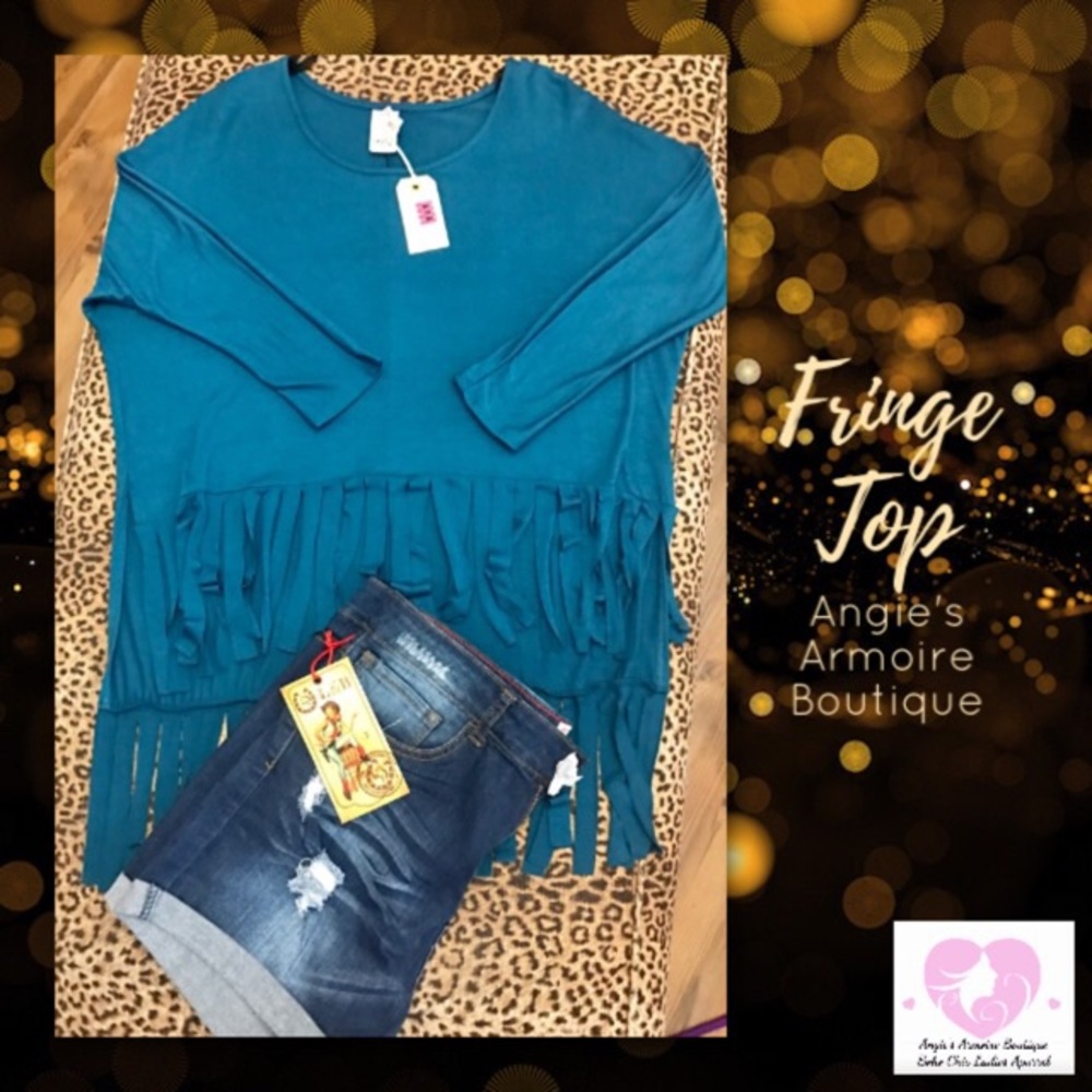 CLEARANCE SALE! New Trendy Fringe Top