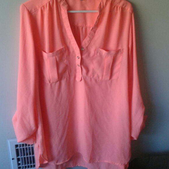 Cute orange blouse
