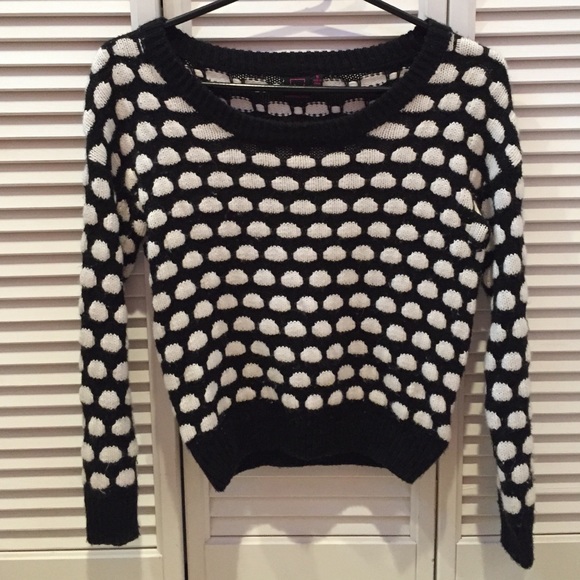 Material Girl polka dotted sweater - Picture 1 of 2