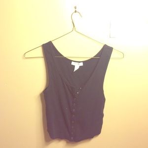 Black Forever 21 Crop Top