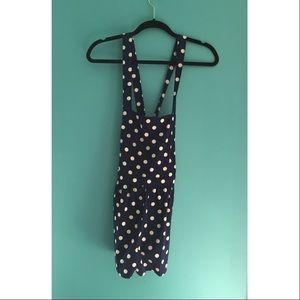 Polka-Dot Overalls