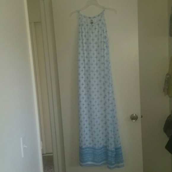 Small white and blue dress
