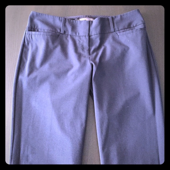 Navy blue drew fit slacks