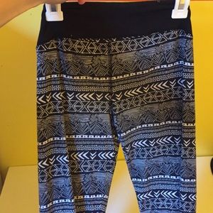 Black and White aztec leggings