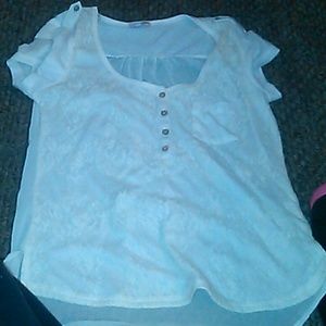 A laced shirt for women.