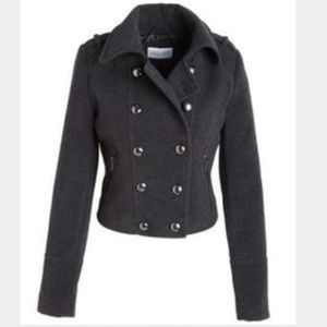 Grey pea coat