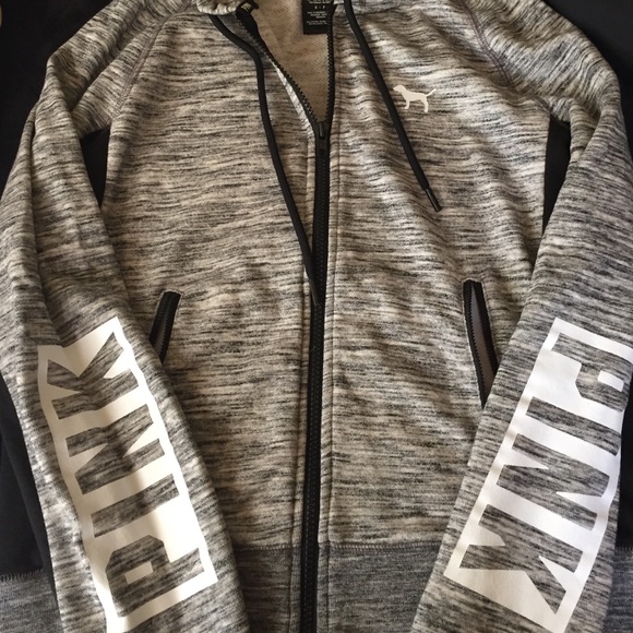 VS Pink zip hoodie