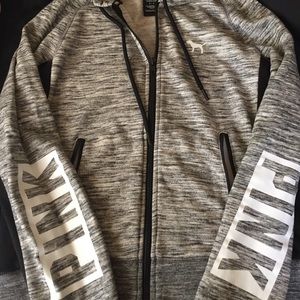 VS Pink zip hoodie
