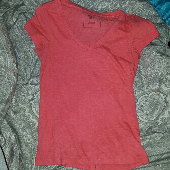 Hot pink casual t shirt