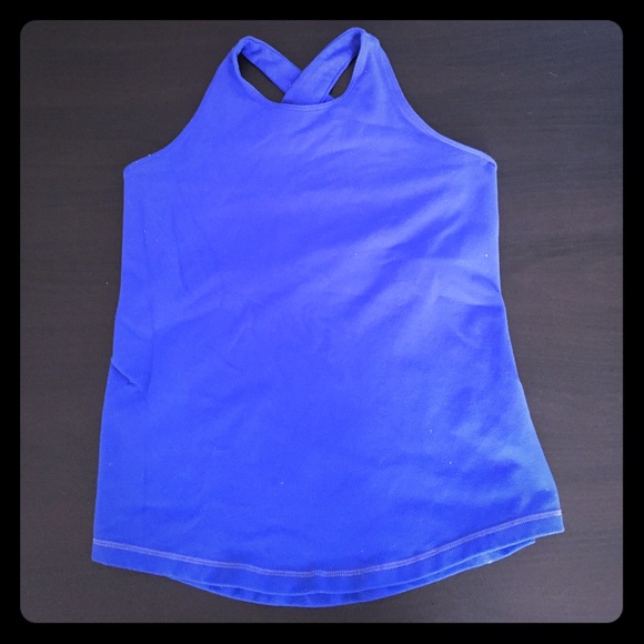 Royal blue lulu tank