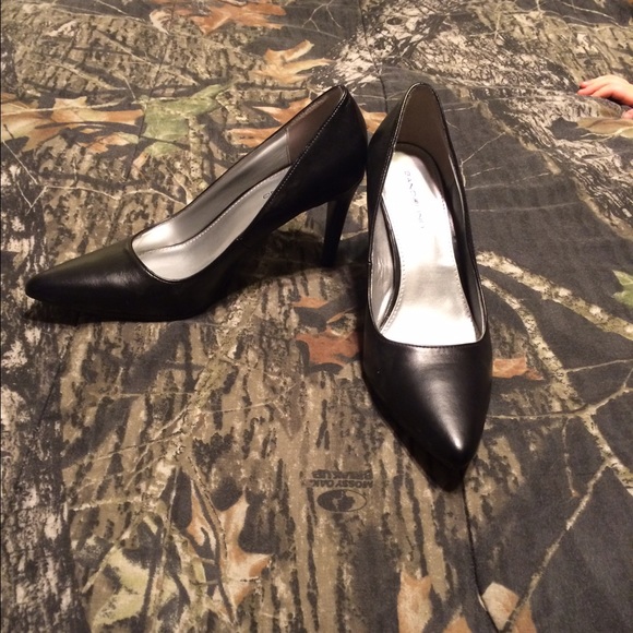 Black heels...worn only once to a wedding!