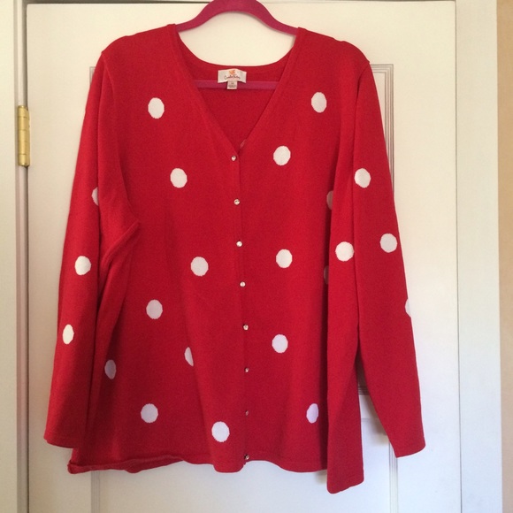 Polka-dot cardigan - Picture 2 of 2