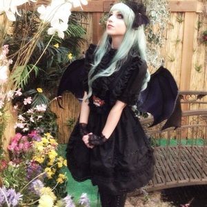 Gothic Lolita Victorian Dress and Petticoat