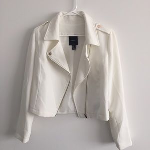 Forever 21 White Jacket/Blazer like new