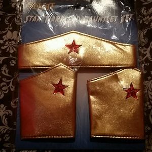 Wonder Woman headband and arm accessory