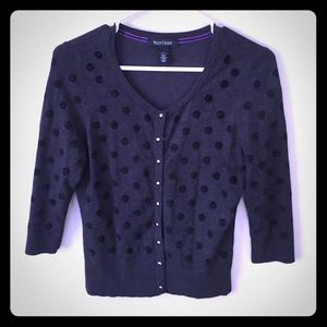 Polka dot cardigan