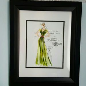 Vintage Fashion Illustration SOLD