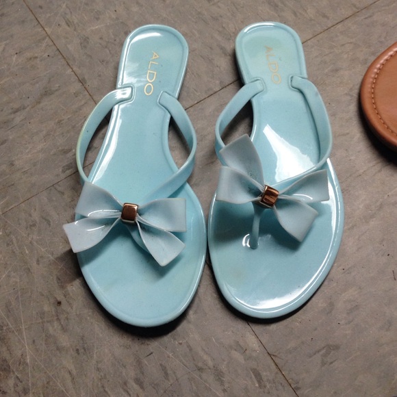 Light blue also sandals!
