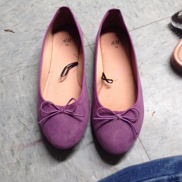 Purple flats size 5.5
