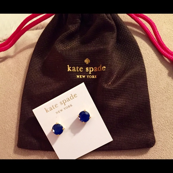 BNWT, Authentic Kate Spade Blue Earrings