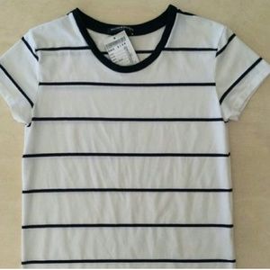 Brandy striped tee