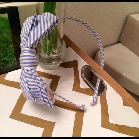 Vineyard come seersucker headband