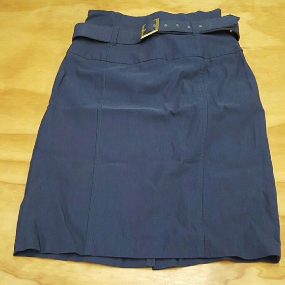 Papaya Pencil Skirt w/matching belt